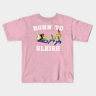 Born to slay - Vintage  College Fun Queer Pride Christmas Kids T-Shirt